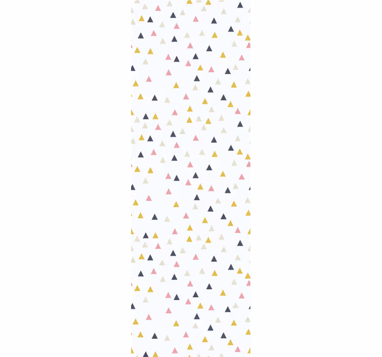 Fenster rollo modern mit minimalistischem dreiecksmuster - TenStickers