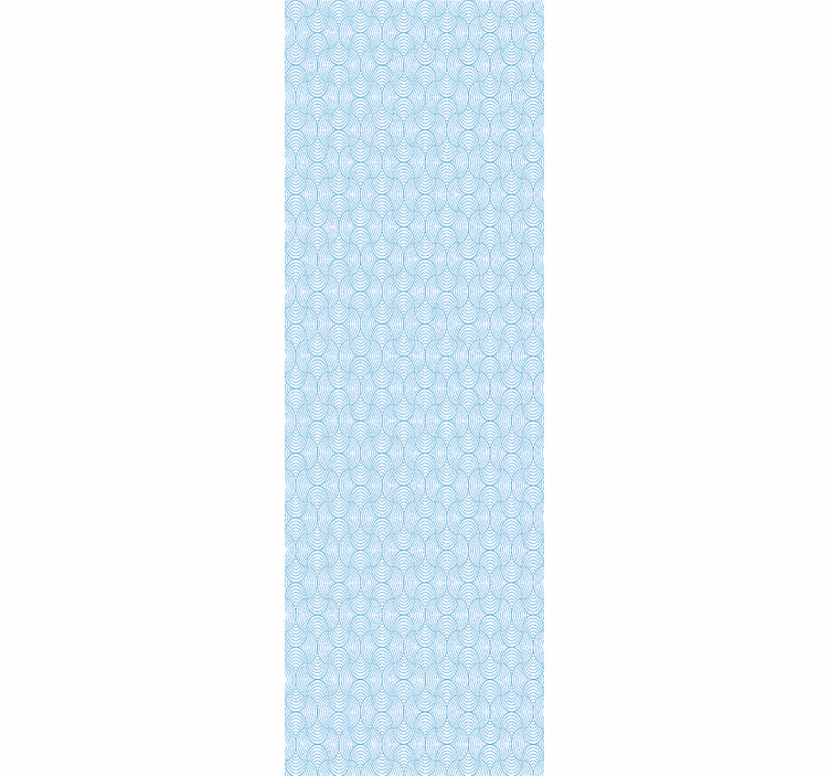 Fenster rollo modern mit unterschiedlichem wellenmuster - TenStickers