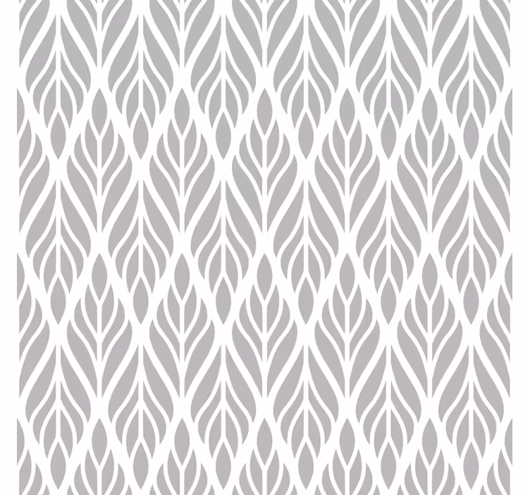 Fenster rollo modern mit ethnischem blumenmuster grau - TenStickers
