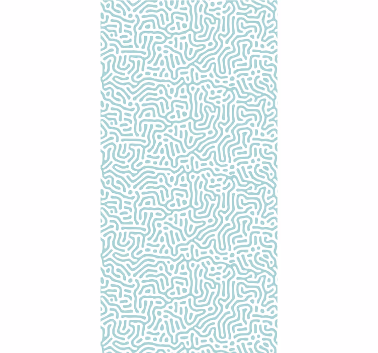 Fenster rollo modern mit grün-weißer naturmuster - TenStickers