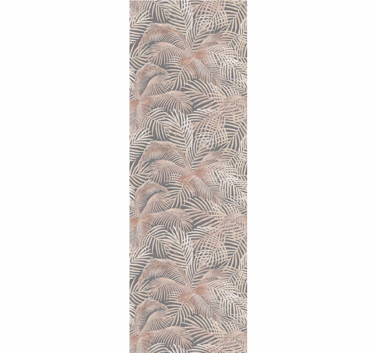 Fenster rollo modern mit palmblätter-design - TenStickers