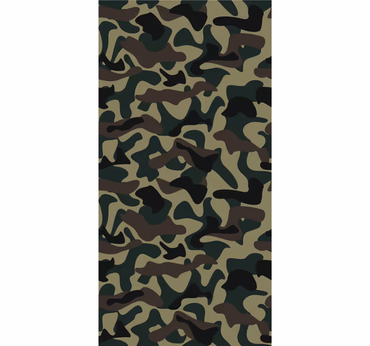 Fenster rollo modern im militärdesign - TenStickers