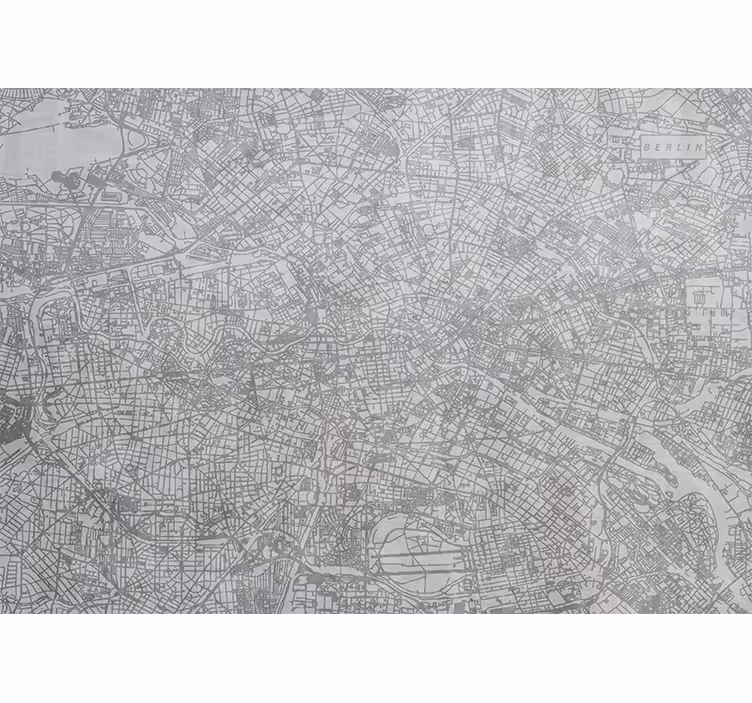 Küchenfenster rollo stadtplan berlin - TenStickers