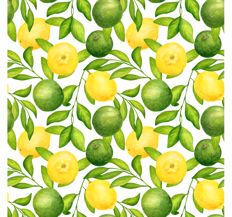 Küchenfenster rollo zitronen und limetten - TenStickers