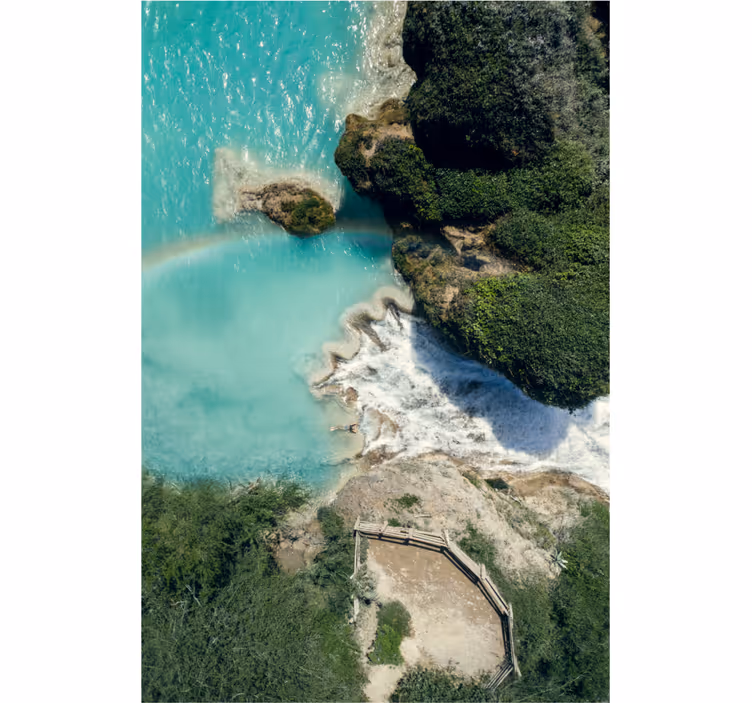 Rollo wohnzimmer verbindung von see und meer - TenStickers