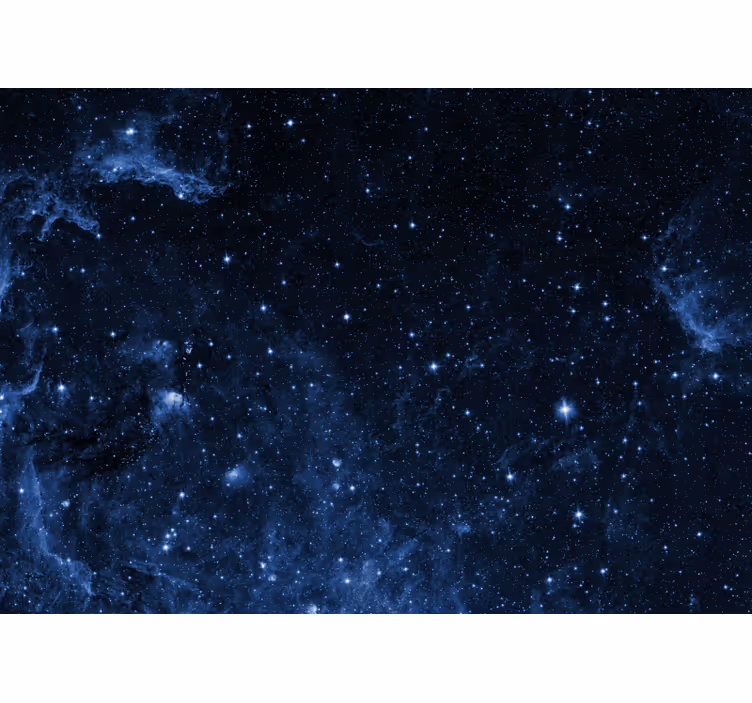 Rollo fenster schwarz wandtapete galaxy schlafzimmer - TenStickers