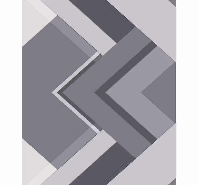 Rollo fenster grau in geometrischem grau - TenStickers