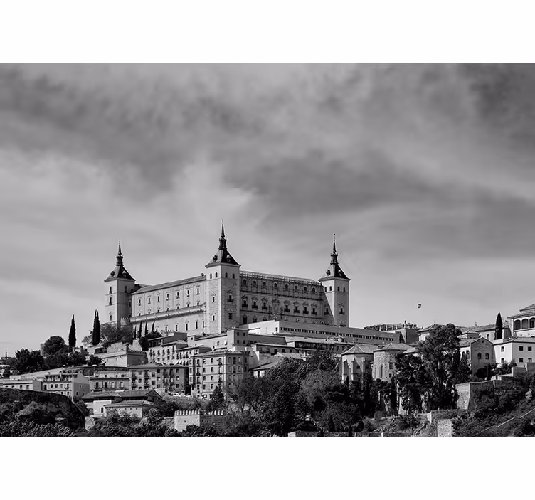 Rollo fenster grau alcázar von toledo - TenStickers