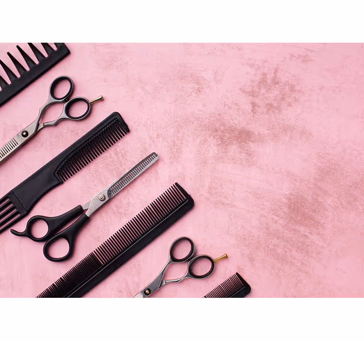 Rollo fenster rosa friseurbedarf - TenStickers