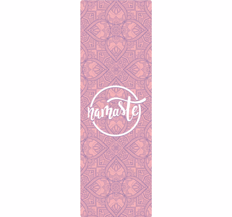 Rollo fenster lila für entspannendes namaste yoga - TenStickers