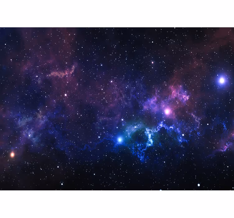 Rollo wohnzimmer universum mit tausend sternen - TenStickers
