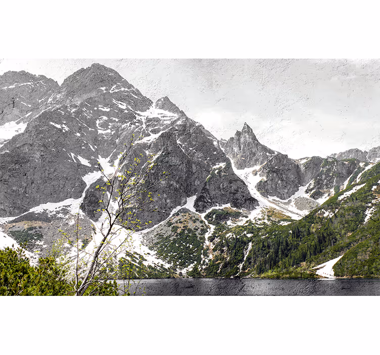 Rollo wohnzimmer mit polnischen bergen zakopane - TenStickers
