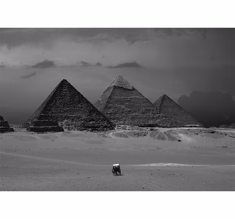 Rollo wohnzimmer wandschmuck pyramiden von Ägypten - TenStickers