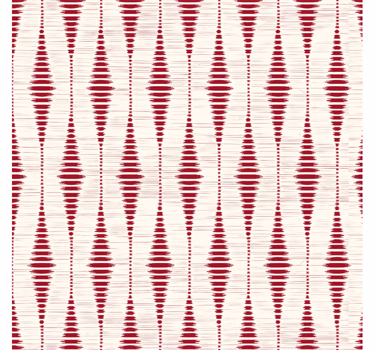 Fenster rollo modern in rotem rabaul ikat - TenStickers