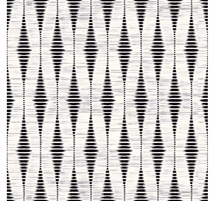 Fenster rollo modern in schwarz rabaul ikat - TenStickers