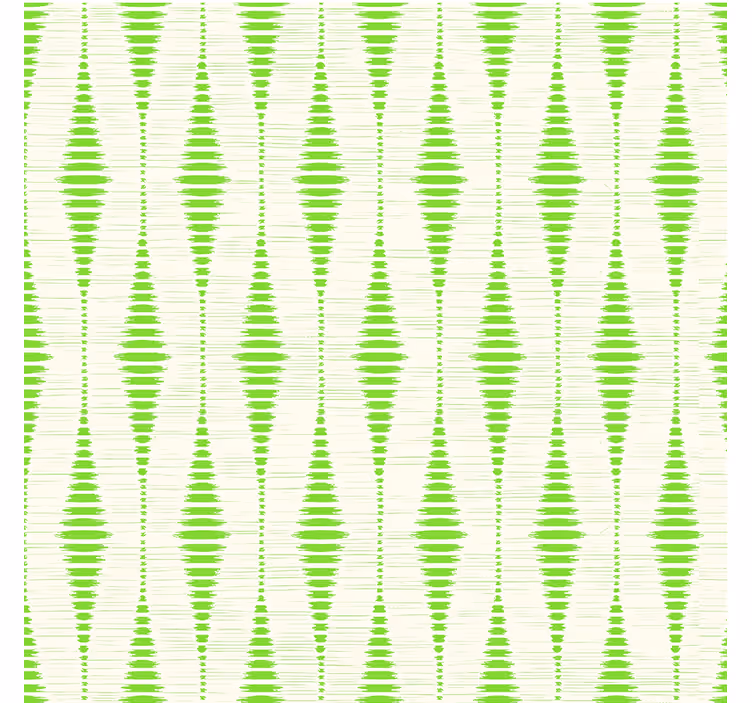 Fenster rollo modern in grünem rabaul ikat - TenStickers