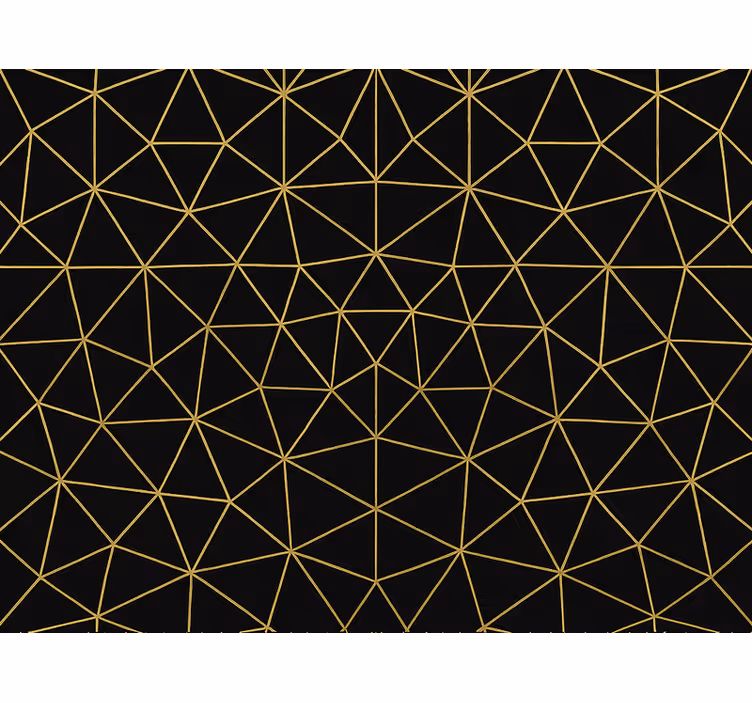 Fenster rollo modern in mitternachtsgold geometrisch - TenStickers