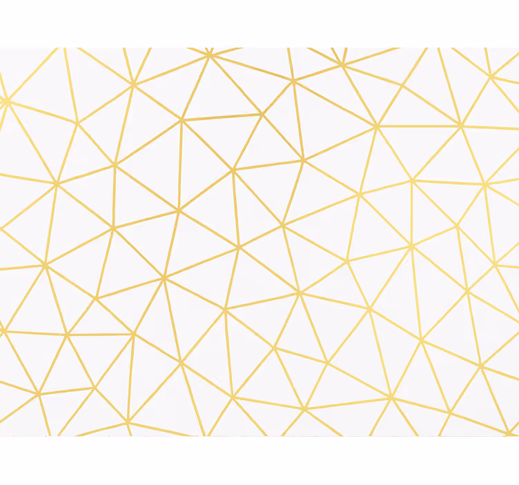 Fenster rollo modern golden geometrisches prismamosaik - TenStickers