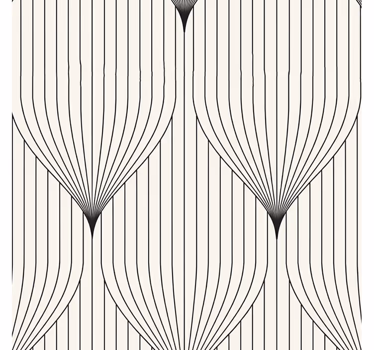 Fenster rollo modern symmetrische dekoration feder - TenStickers
