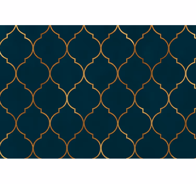 Fenster rollo modern golden marokko - TenStickers