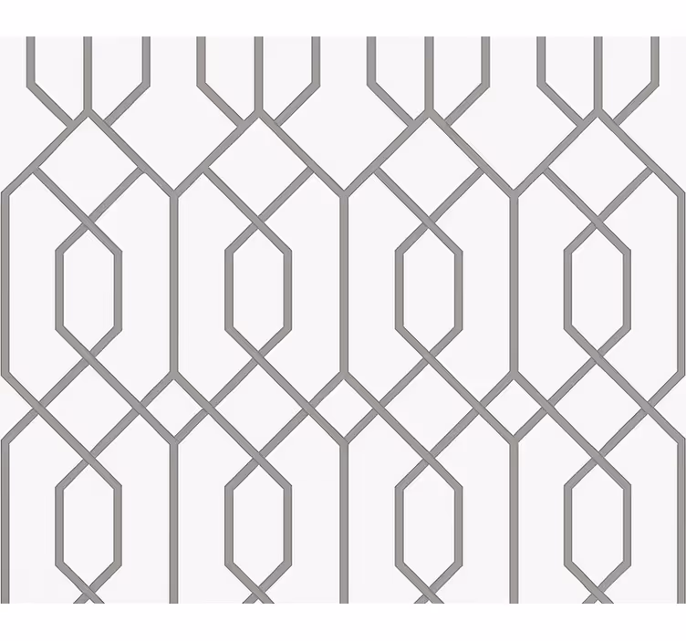 Fenster rollo modern in grau mit geometrischem muster - TenStickers