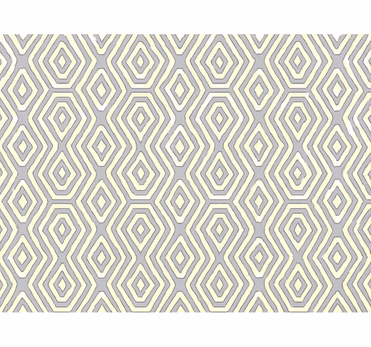 Fenster rollo modern geometrisches blau gold - TenStickers