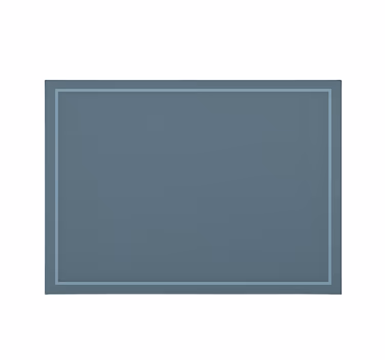Rollo fenster blau mit schlichtem rahmen design - TenStickers