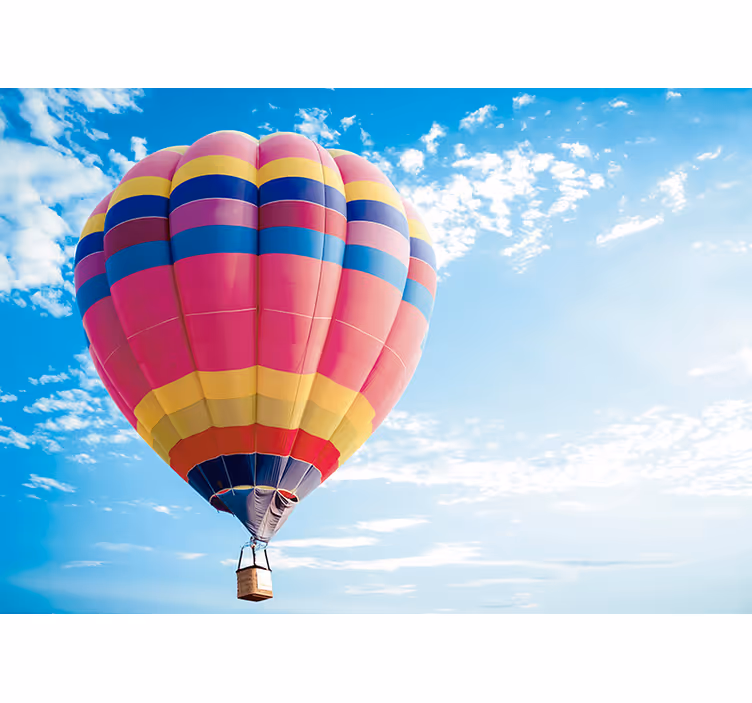 Rollo wohnzimmer im vintage ballonrennen stil - TenStickers