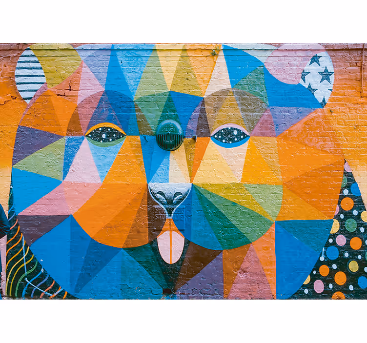 Rollo wohnzimmer tribal graffiti - TenStickers