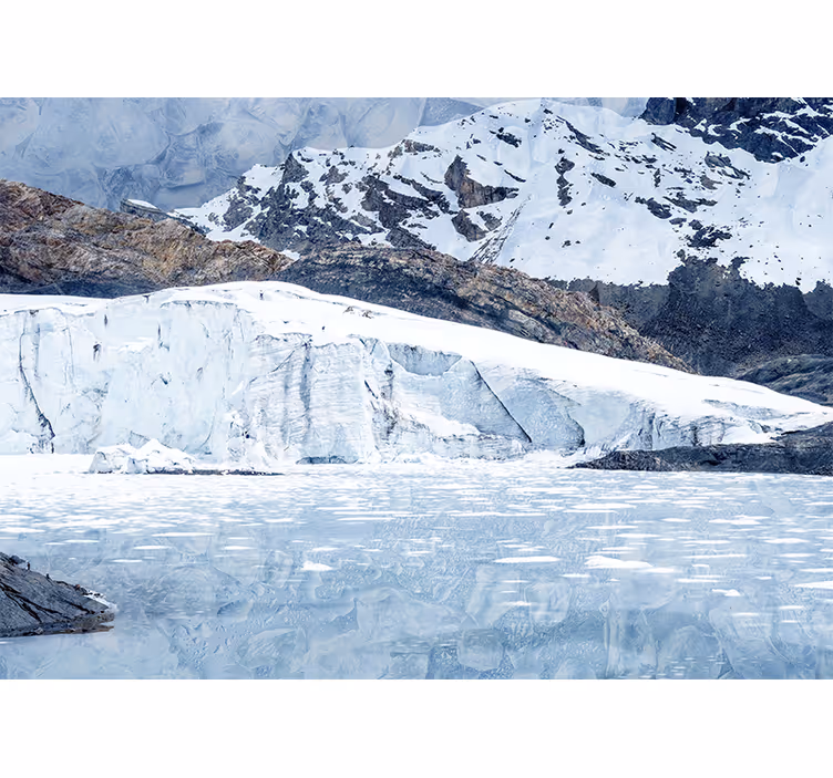 Rollo wohnzimmer pastoruri gletscher - TenStickers