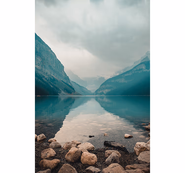 Rollo wohnzimmer friedliche wasserlandschaft - TenStickers