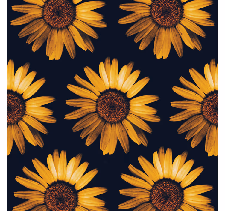 Rollo wohnzimmer sonnenblume gelb - TenStickers