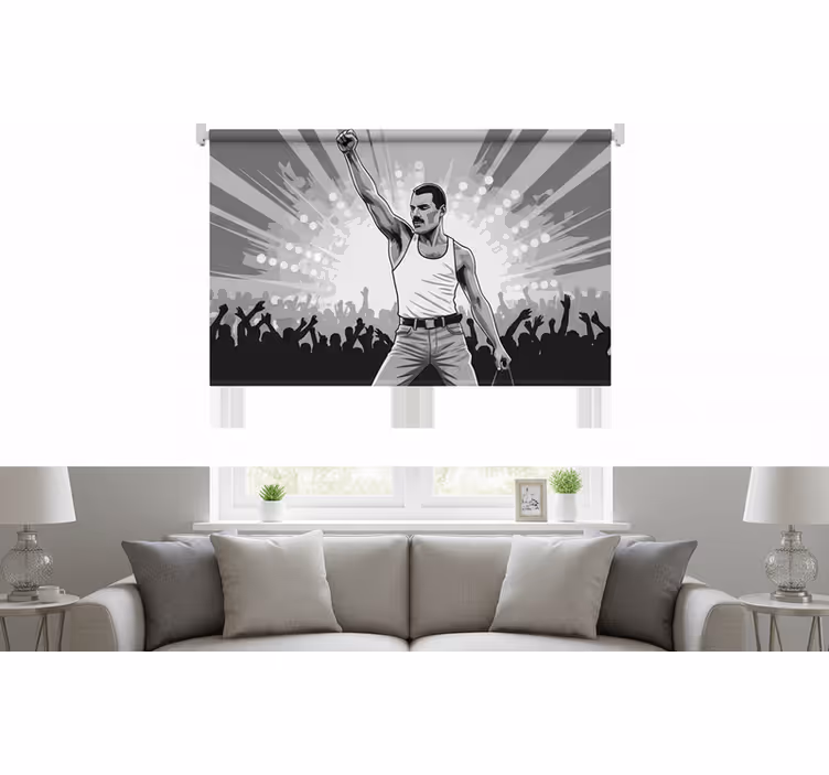 Rollo wohnzimmer freddie bei wembley - TenStickers