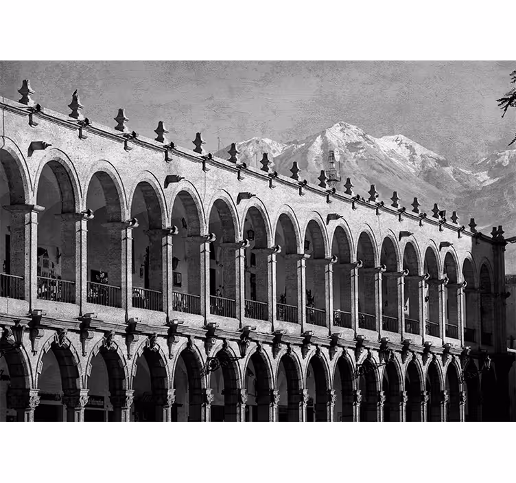 Rollo wohnzimmer historisches arequipa - TenStickers