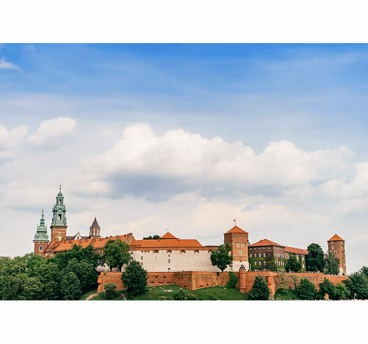 Rollo wohnzimmer royal castle in krakau - TenStickers