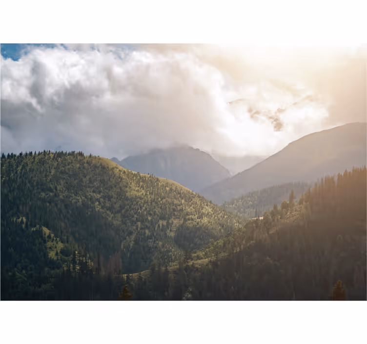 Rollo wohnzimmer tatra nationalpark - TenStickers