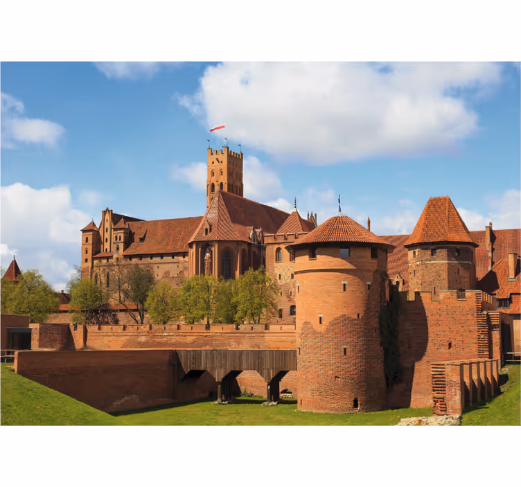 Rollo wohnzimmer malbork schloss - TenStickers