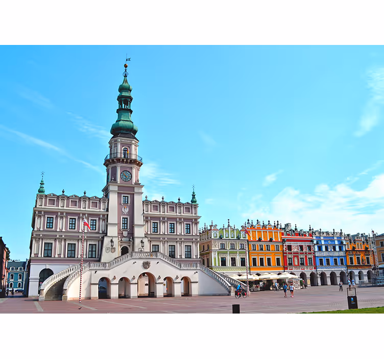 Rollo wohnzimmer zamość stadt - TenStickers