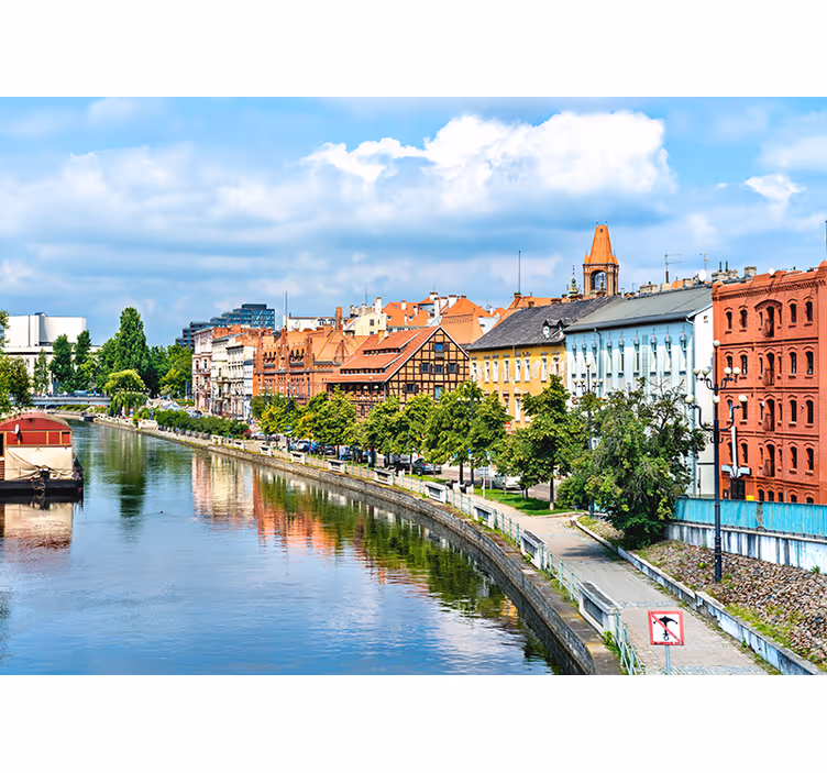 Rollo wohnzimmer bydgoszcz fluss - TenStickers