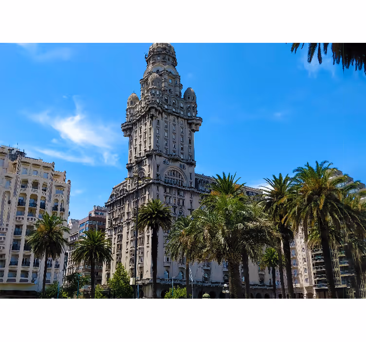 Rollo wohnzimmer unabhängigkeitsplatz in montevideo - TenStickers