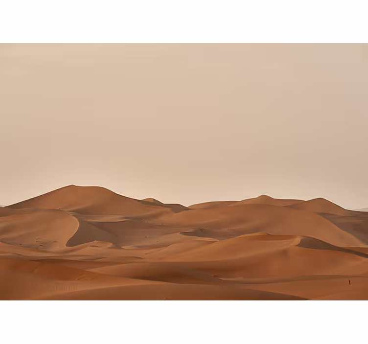 Rollo wohnzimmer sanddünen in der wüste - TenStickers