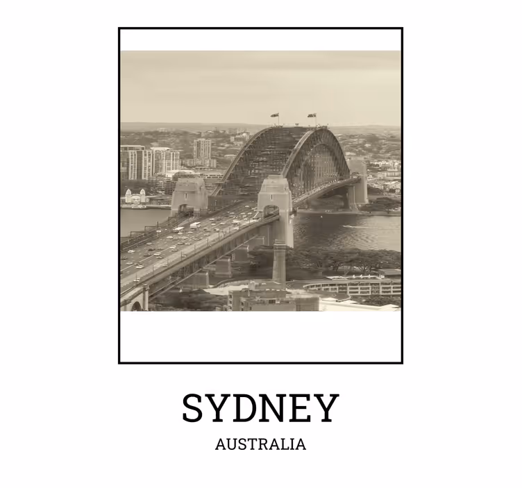 Rollo wohnzimmer sydney schwarz weiß - TenStickers