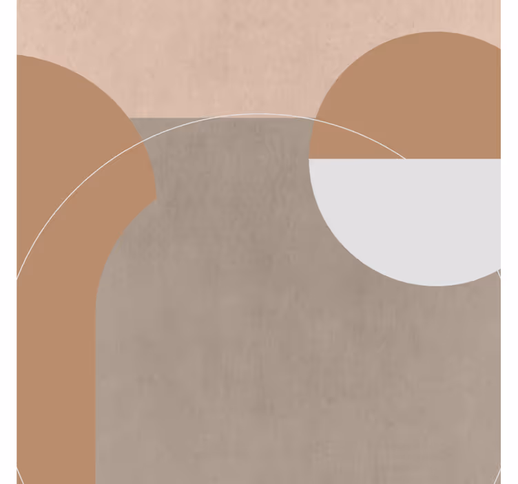 Rollo wohnzimmer im unregelmäßigen geometrischen stil - TenStickers
