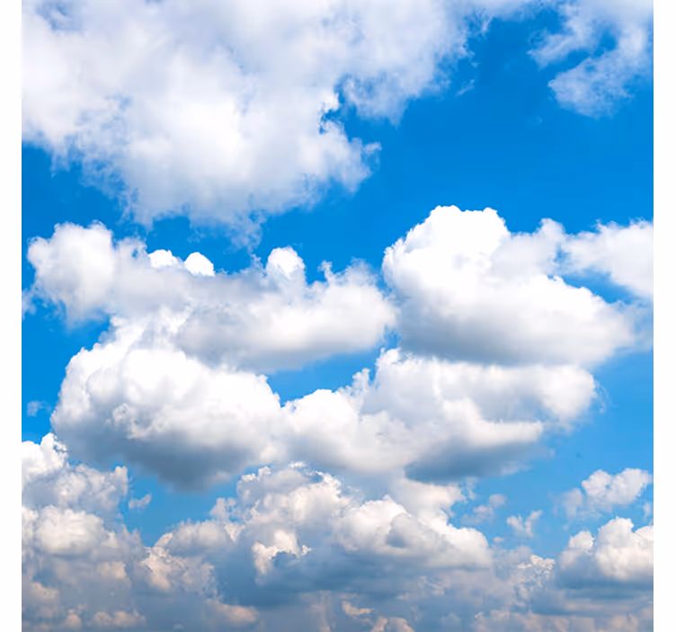 Rollo wohnzimmer schöner blauer himmel mit wolken - TenStickers