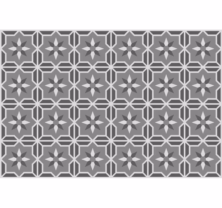 Rollo fenster grau geometrisch mit sanftem grauhintergrund - TenStickers