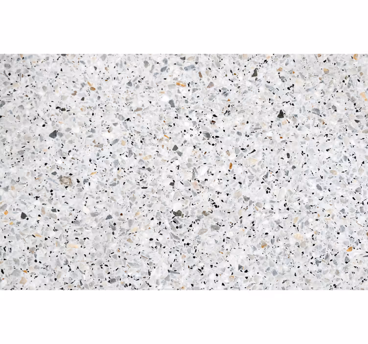 Rollo fenster grau mit grauem terrazzo - TenStickers