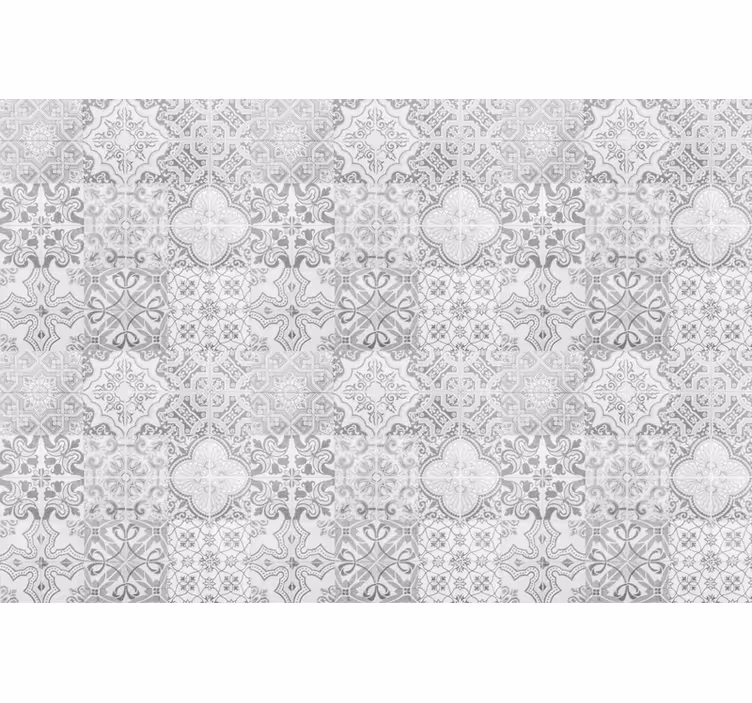Rollo fenster grau mit steineffekt mosaikmuster - TenStickers
