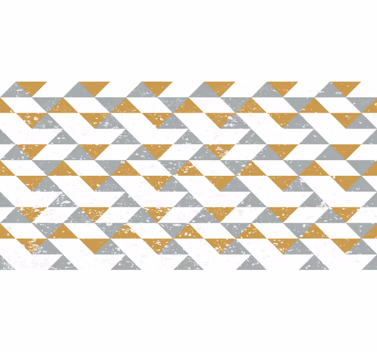 Rollo fenster weiß für geometrischen grunge in der küche - TenStickers