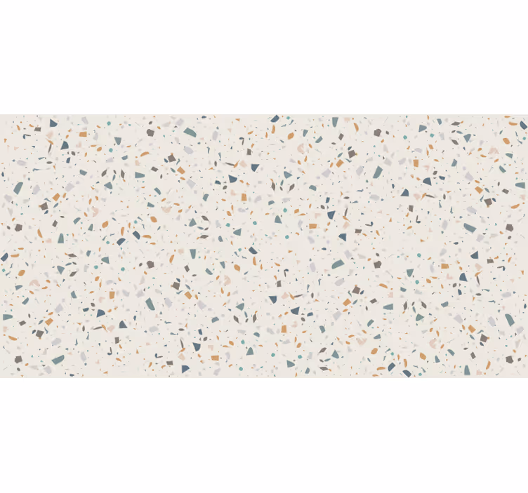Rollo fenster beige mit beigem terrazzo-muster - TenStickers