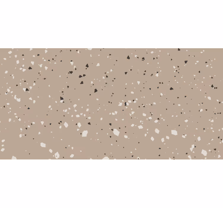 Rollo fenster beige mit beiger terrazzo-optik - TenStickers